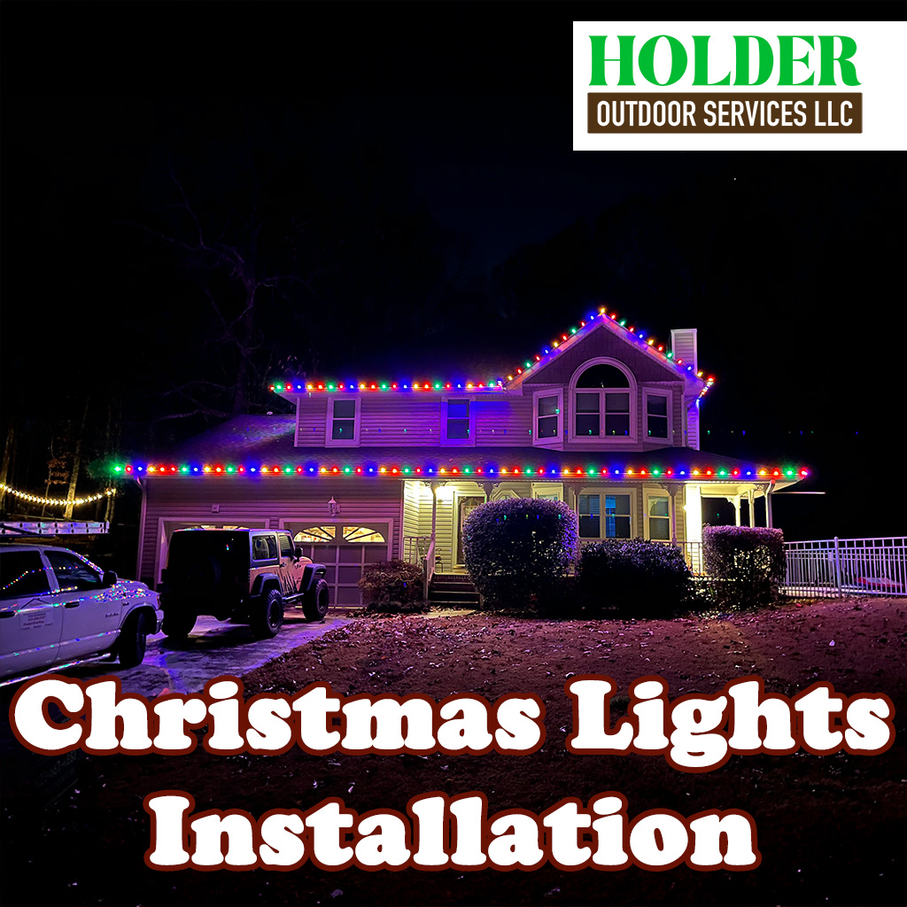 Decorative Christmas Light Installation in Collegedale TN