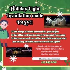 Deck the Halls with Christmas Lights in Hixson TN