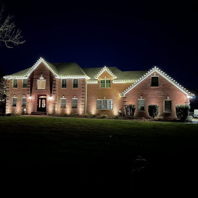 christmas lights installation