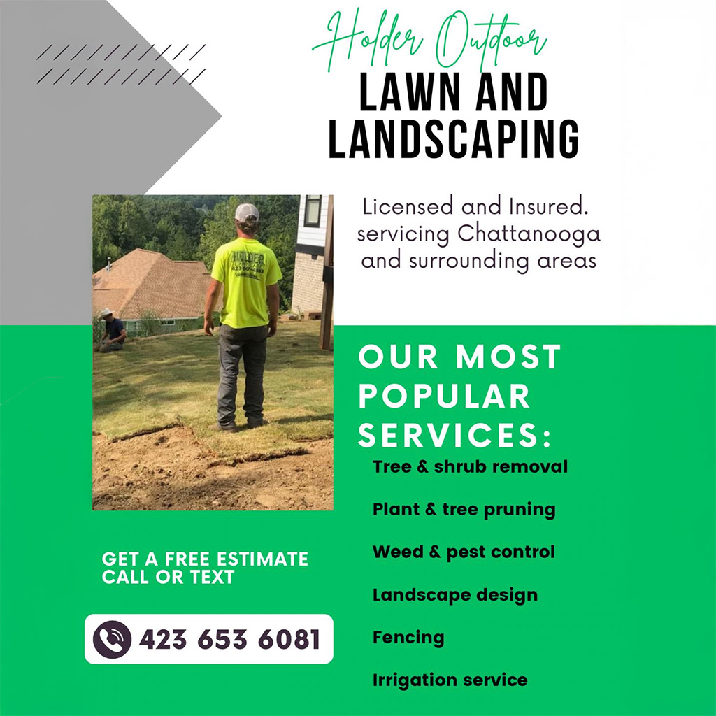 Expert Outdoor General Landscaping in North Shore Chattanooga Tennessee